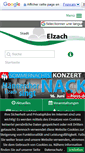 Mobile Screenshot of elzach.de