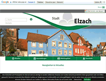 Tablet Screenshot of elzach.de